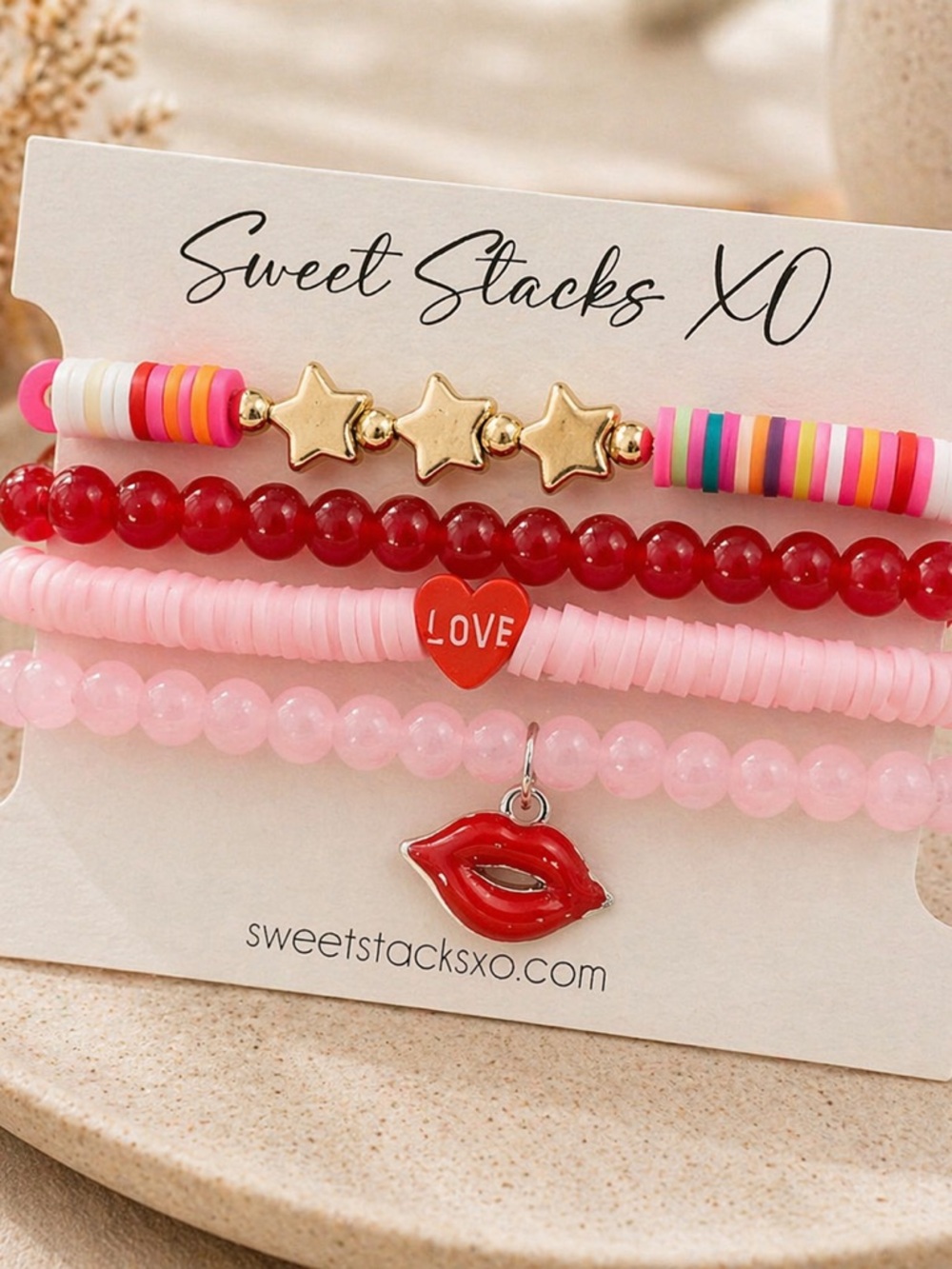 Love and Kisses Bracelet Stacks